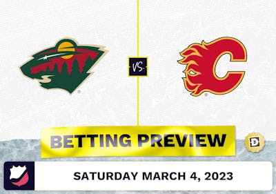 Wild vs. Flames Prediction and Odds - Mar 4, 2023