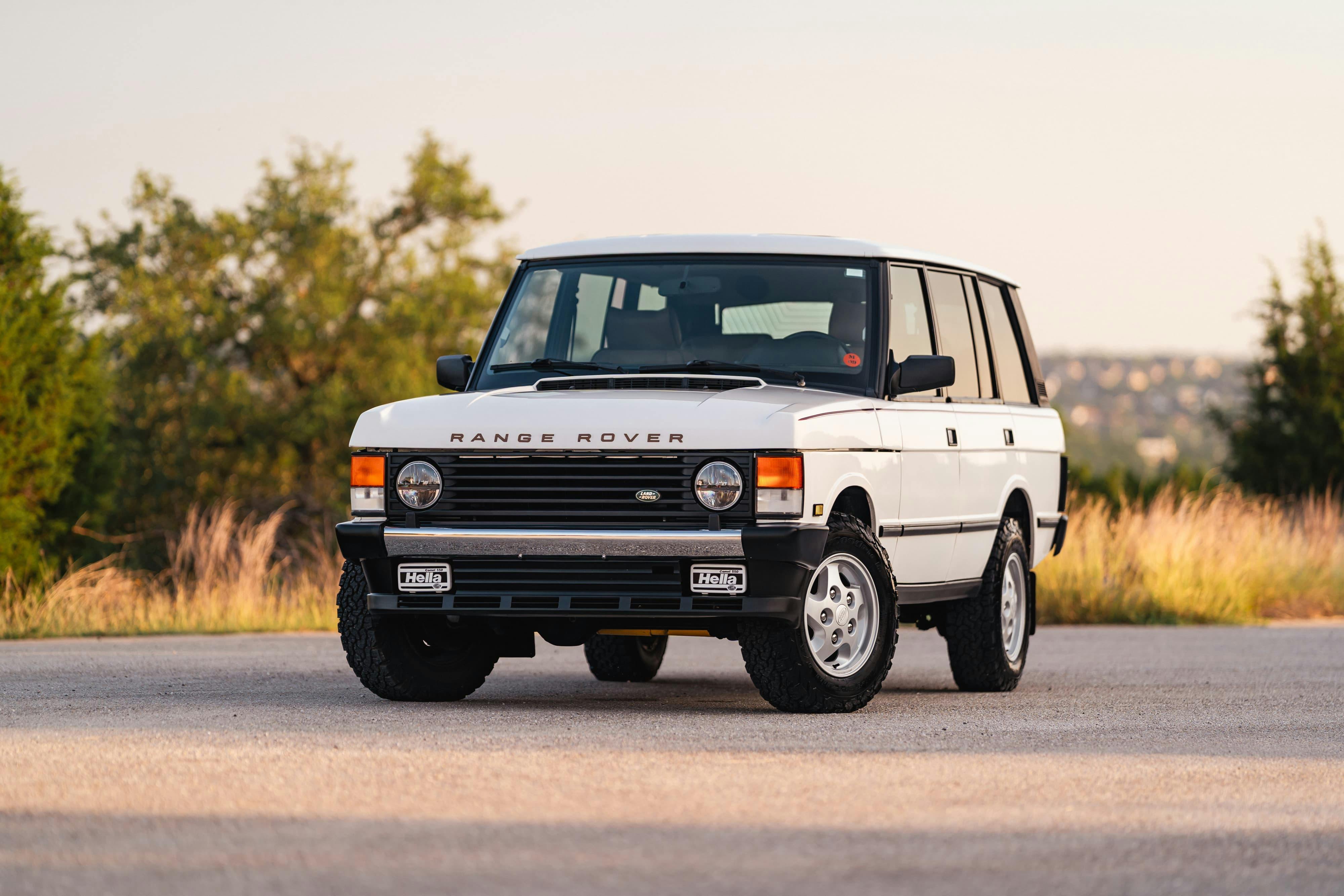 1995 White Land Rover Range Rover County Long Wheel Base in Austin, TX.