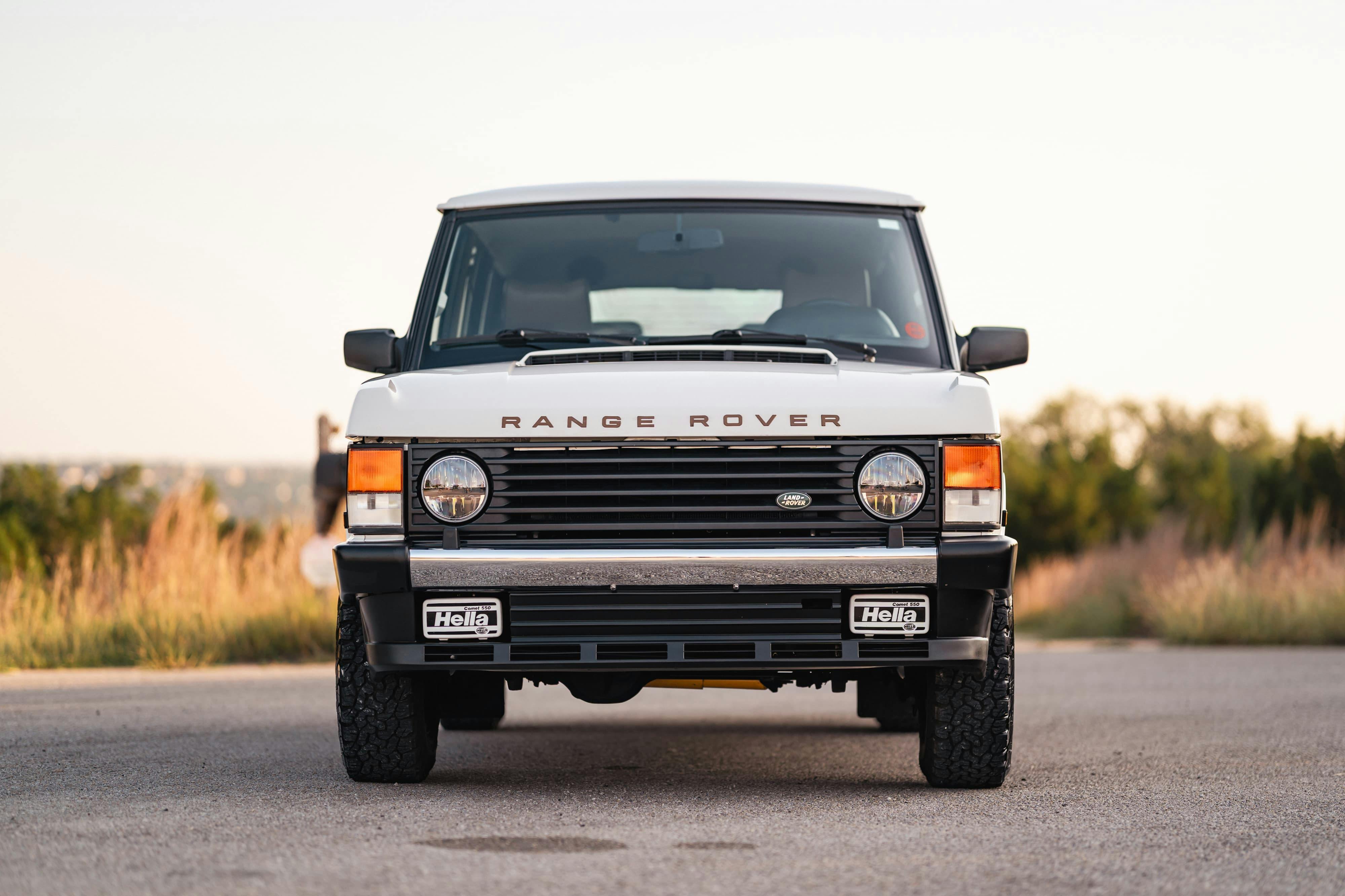 1995 White Land Rover Range Rover County Long Wheel Base in Austin, TX.