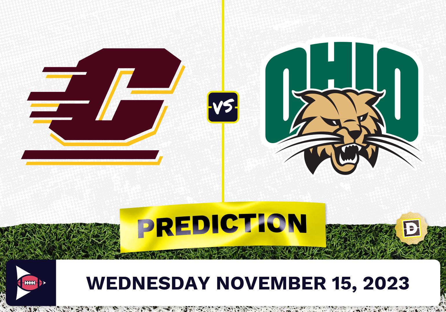 Central Michigan Vs. Ohio CFB Prediction And Odds - November 15, 2023