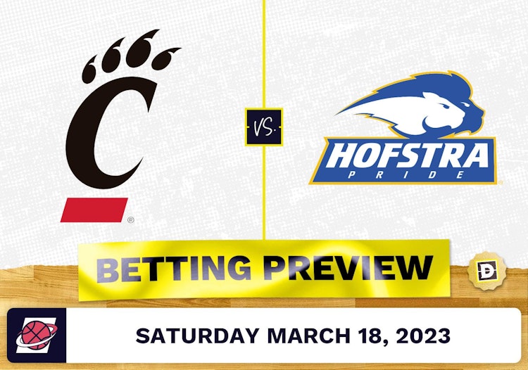 Cincinnati vs. Hofstra CBB Prediction and Odds - Mar 18, 2023