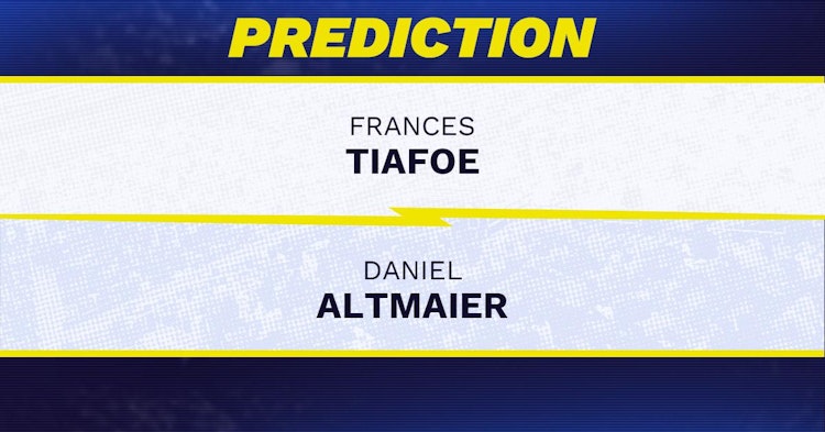 Frances Tiafoe vs Daniel Altmaier Tennis Prediction.