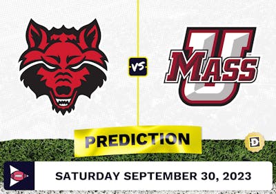 Arkansas State vs. Massachusetts CFB Prediction and Odds - September 30, 2023