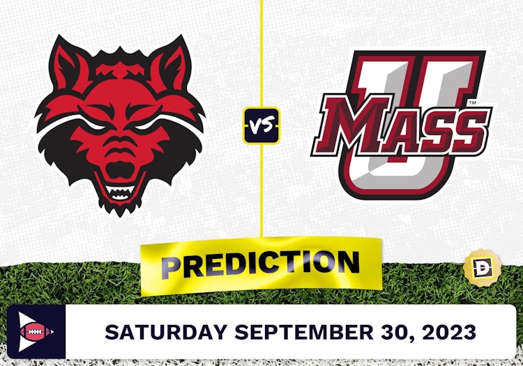 Arkansas State vs. Massachusetts CFB Prediction and Odds - September 30, 2023