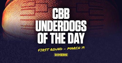 CBB Moneyline upset picks for DraftKings $2 Million "King of the Dogs" first round jackpot