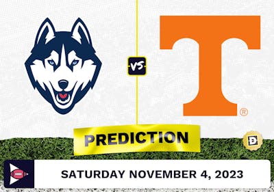 Connecticut vs. Tennessee CFB Prediction and Odds - November 4, 2023