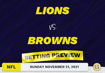Lions vs. Browns Predictions and Odds - Nov 21, 2021