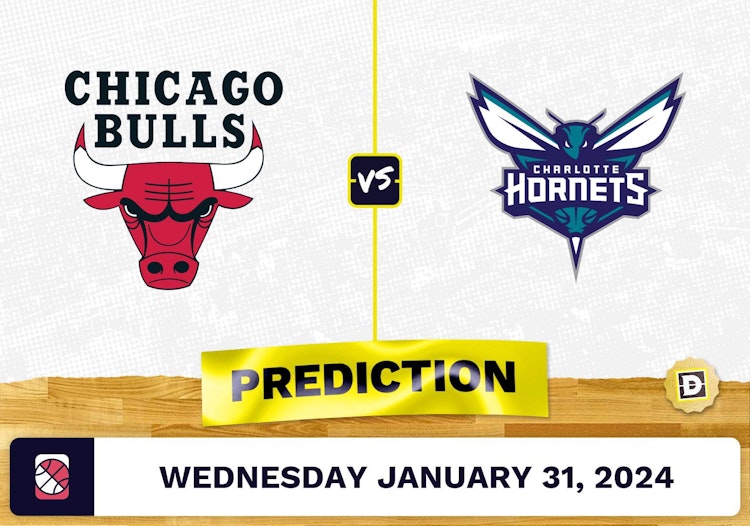 Chicago Bulls vs. Charlotte Hornets Prediction, Odds, NBA Picks [1/31/2024]