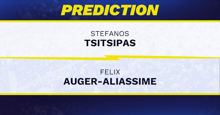 Stefanos Tsitsipas vs Felix Auger-Aliassime Tennis Prediction.