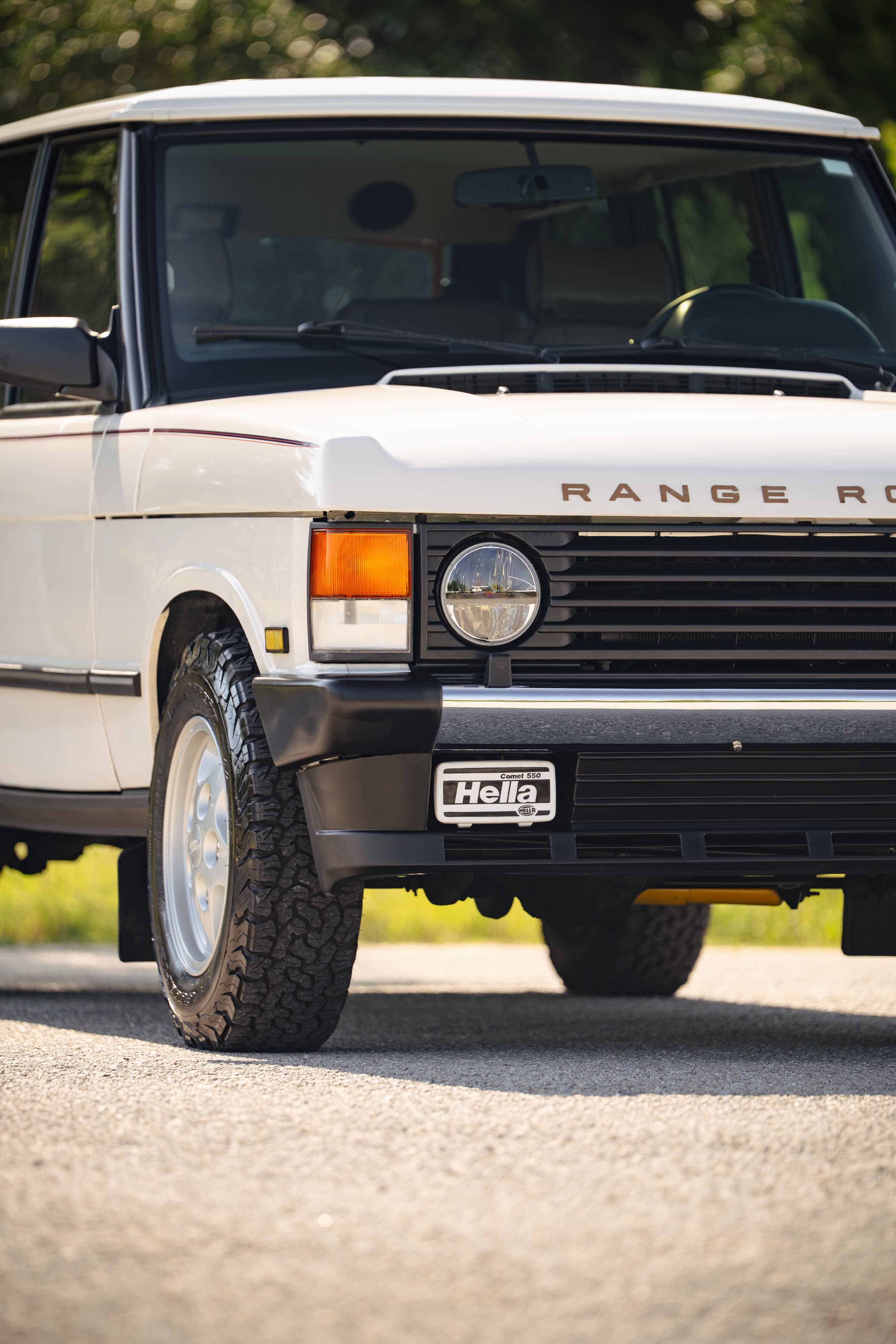1995 White Land Rover Range Rover County Long Wheel Base in Austin, TX.