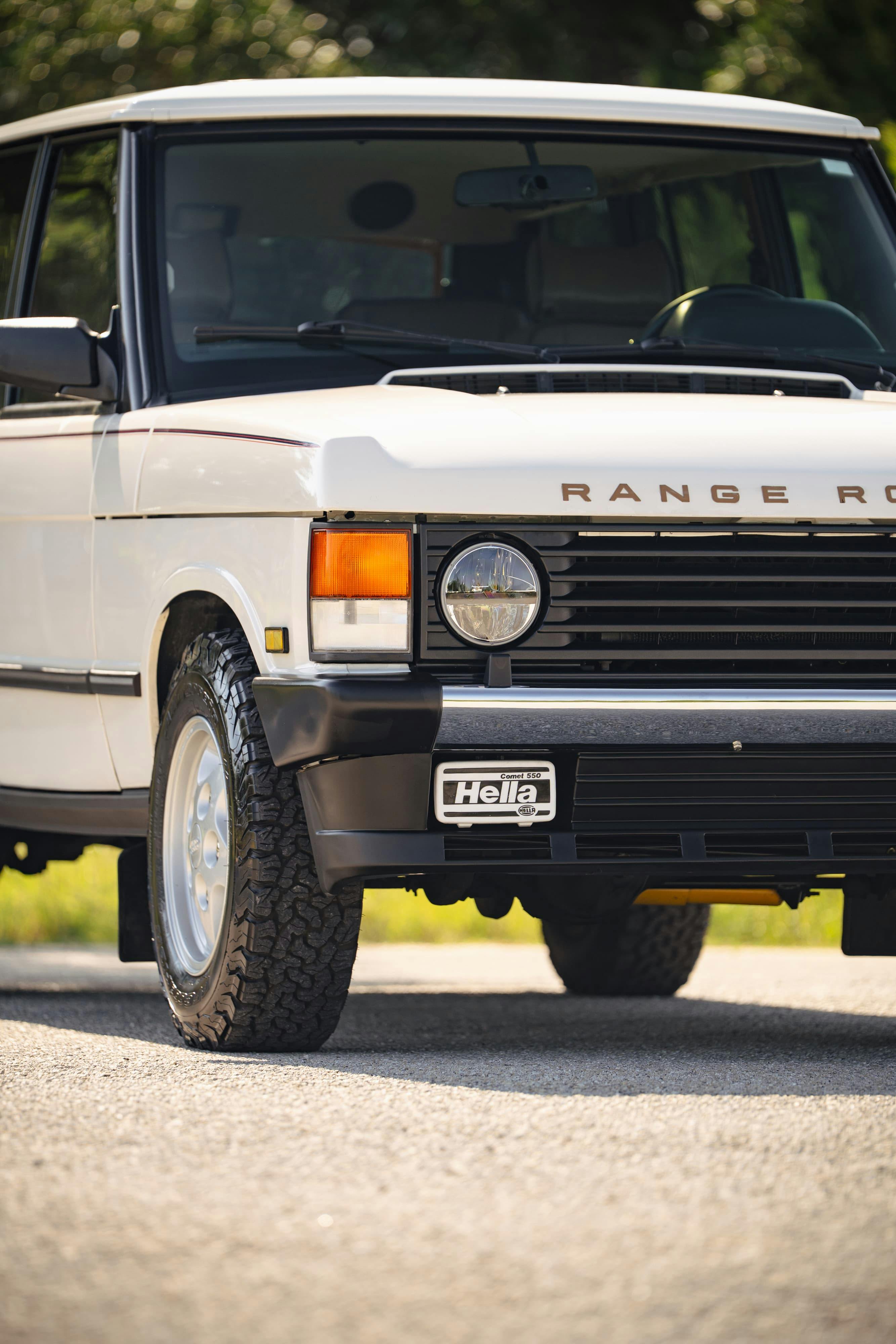 1995 White Land Rover Range Rover County Long Wheel Base in Austin, TX.