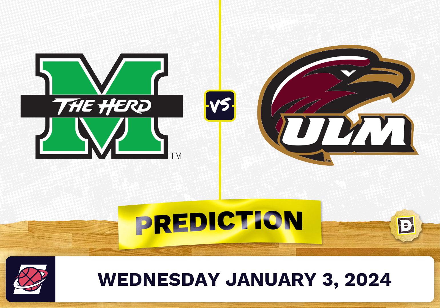 Marshall Vs. Louisiana-Monroe Prediction, Odds, College Basketball ...