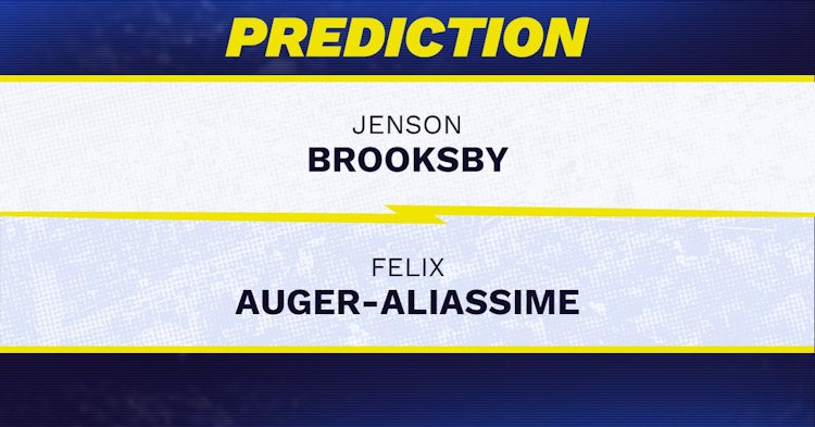Jenson Brooksby vs Felix Auger-Aliassime Tennis Prediction.