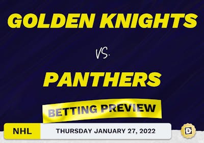 Golden Knights vs. Panthers Predictions and Odds - Jan 27, 2022