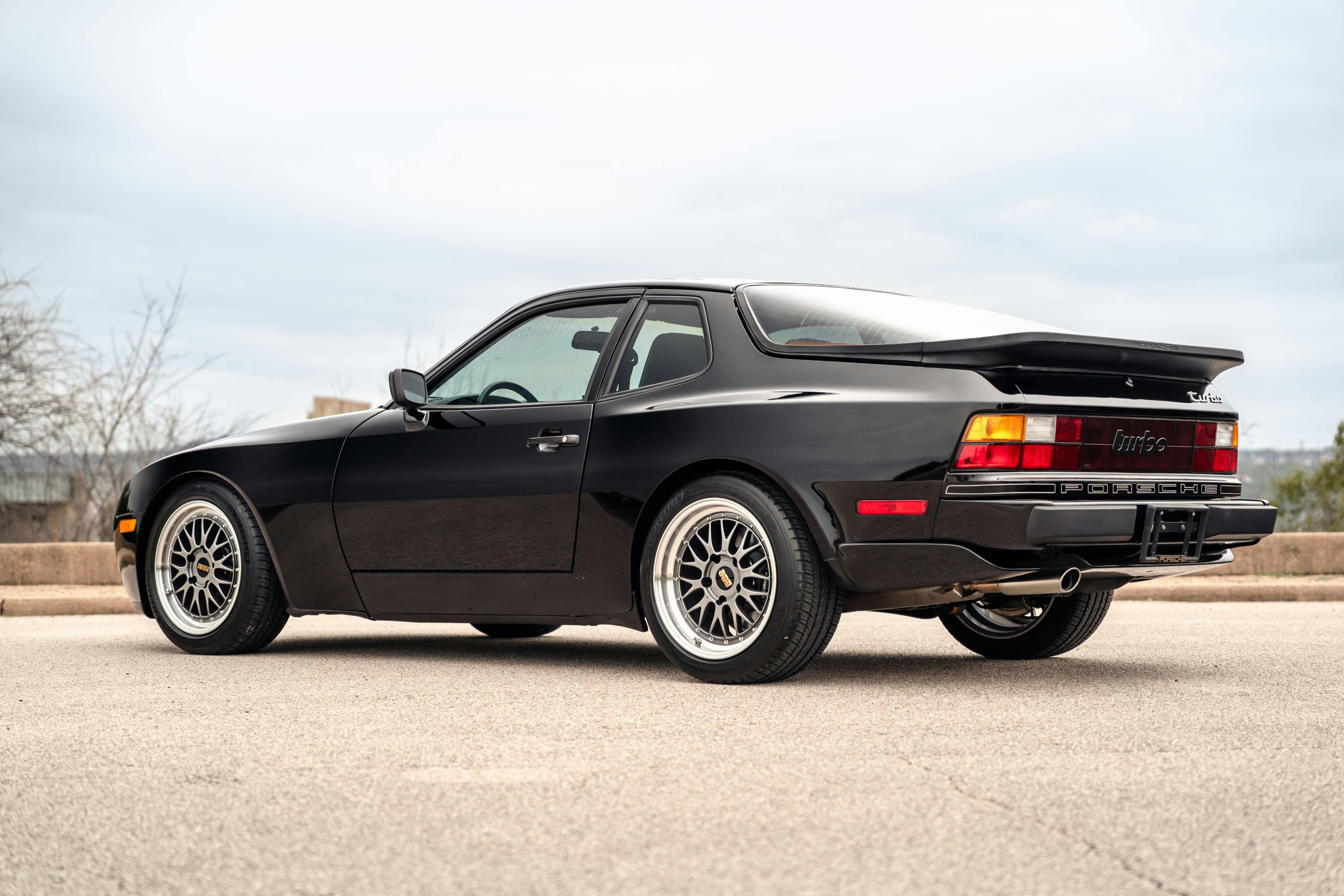 1986 Porsche 944 Turbo in Black on Black in Lakeway, TX.