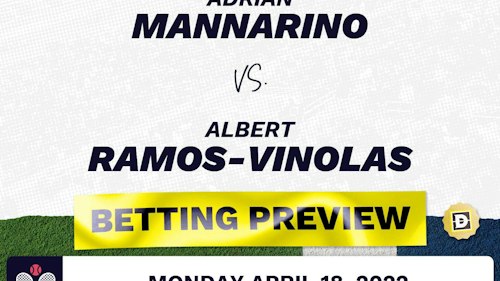 Adrian Mannarino vs. Albert Ramos-Vinolas Predictions - Apr 18, 2022