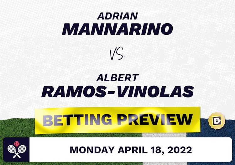 Adrian Mannarino vs. Albert Ramos-Vinolas Predictions - Apr 18, 2022