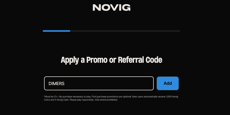 Novig Promo Code Terms and Conditions.