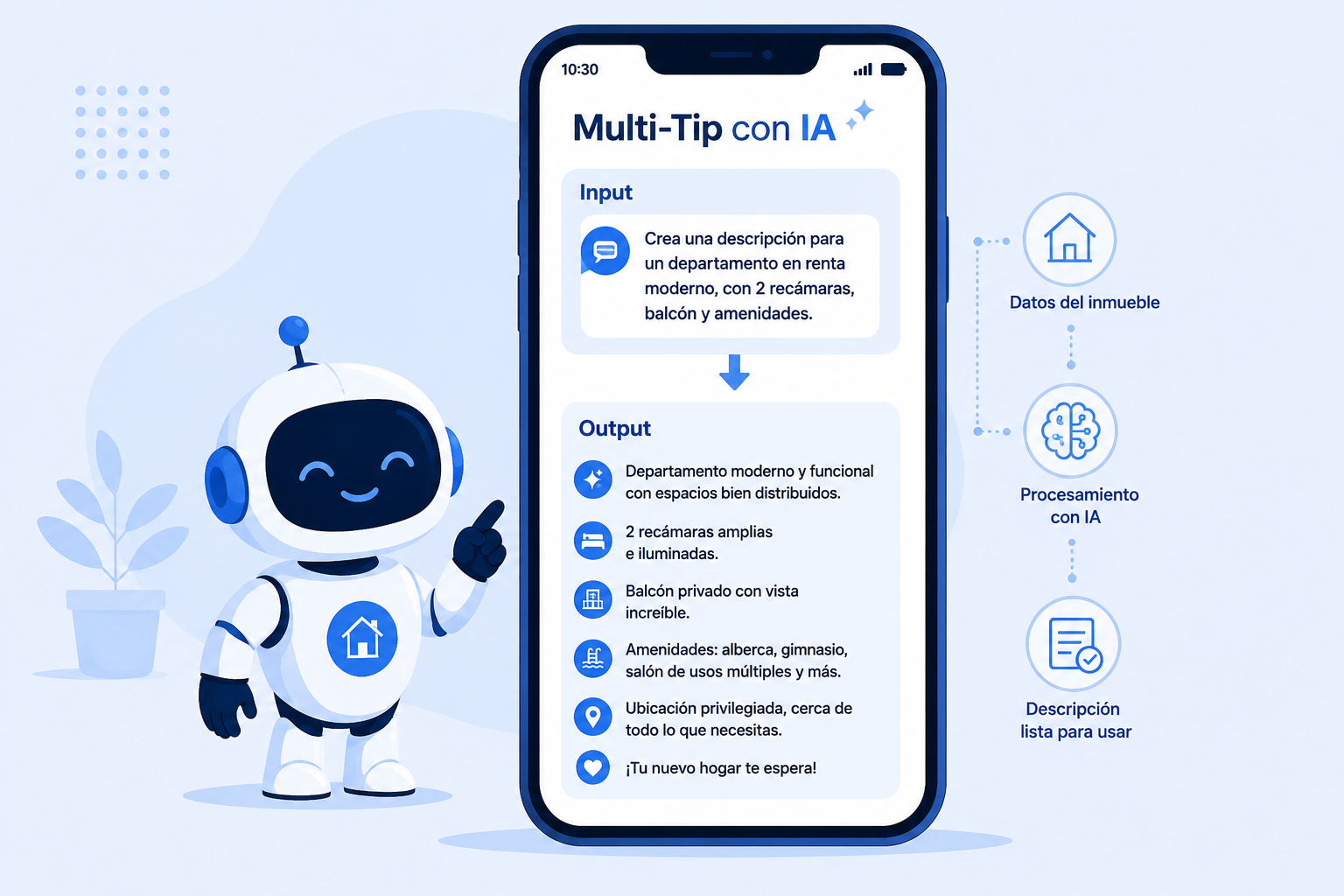 Multi-Tip: Cómo redactar descripciones de propiedades irresistibles en 30 segundos con Inteligencia Artificial