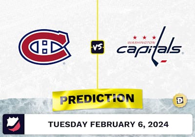 Montreal Canadiens vs. Washington Capitals Prediction, Odds, NHL Picks [2/6/2024]
