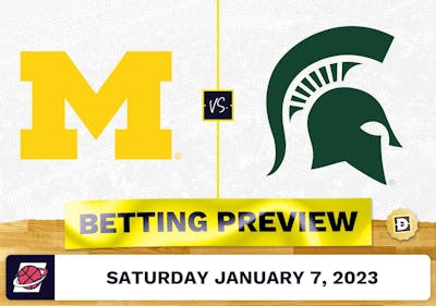 Michigan vs. Michigan State CBB Prediction and Odds - Jan 7, 2023
