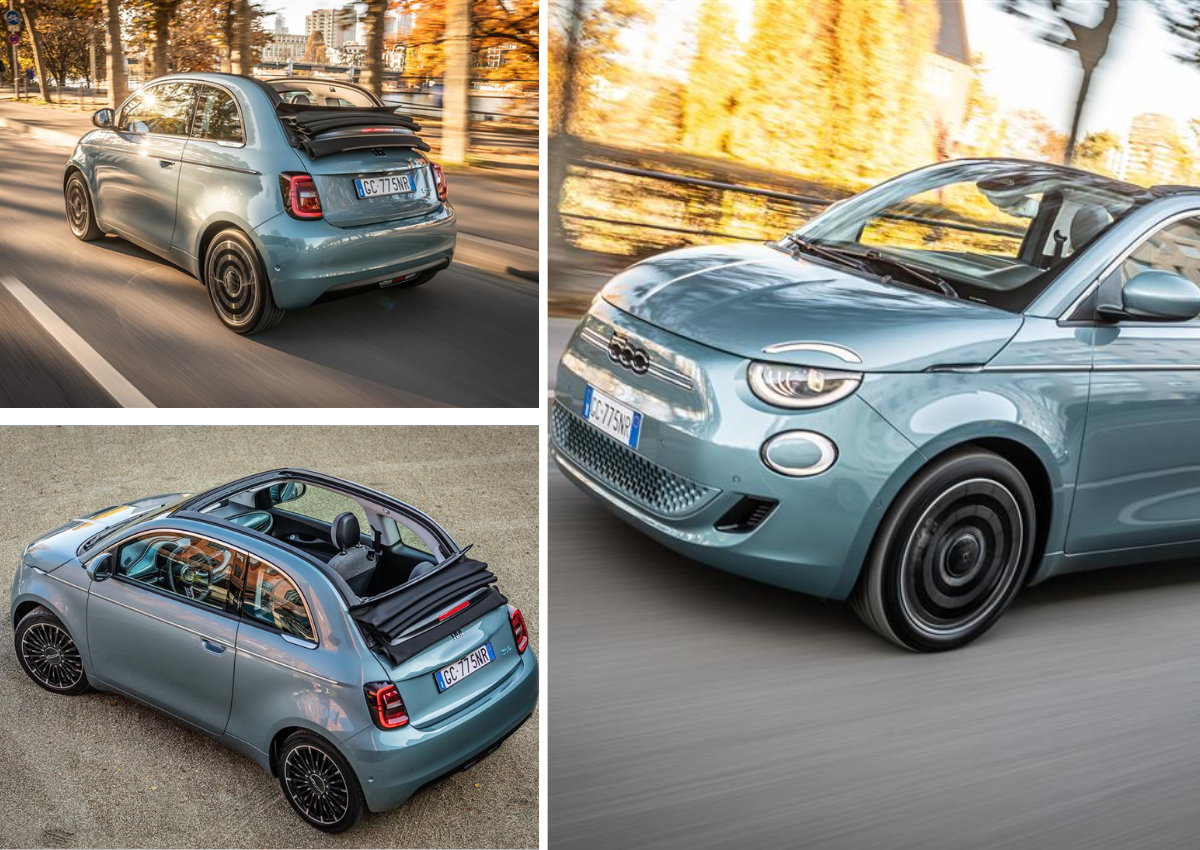 Das Exterior des Fiat 500C