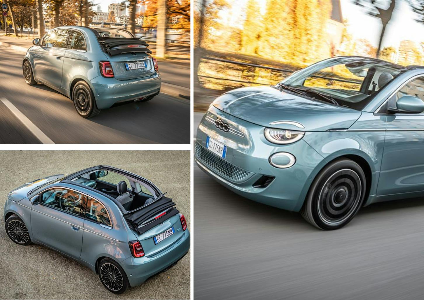 Das Exterior des Fiat 500C