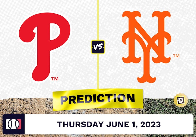 Phillies vs. Mets Prediction for MLB Thursday [6/1/2023]