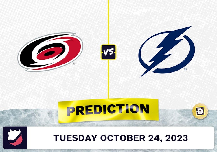 Hurricanes vs. Lightning Prediction and Odds - October 24, 2023