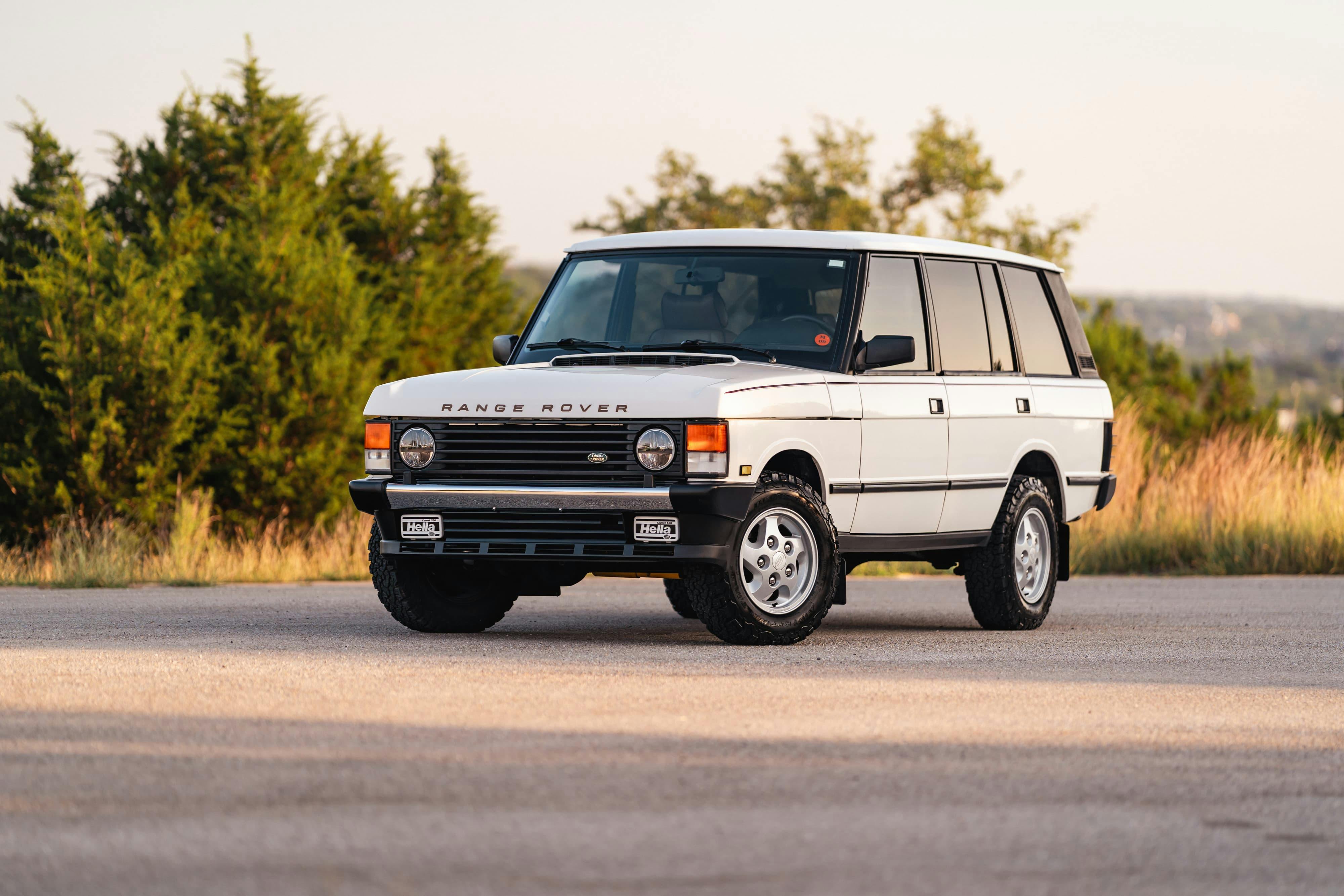 1995 White Land Rover Range Rover County Long Wheel Base in Austin, TX.