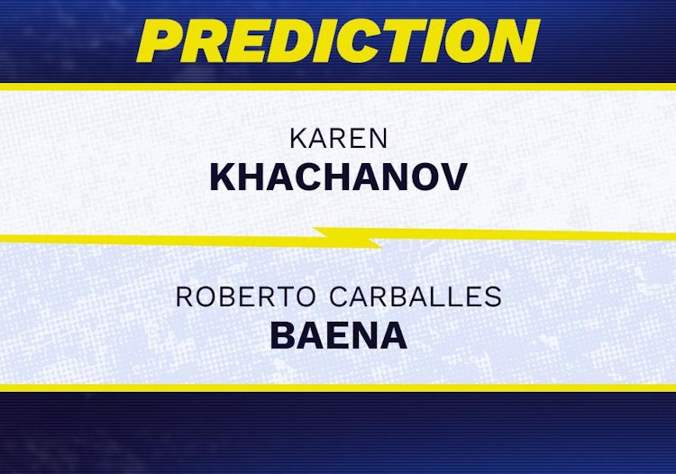 Karen Khachanov vs Roberto Carballes Baena Tennis Prediction.