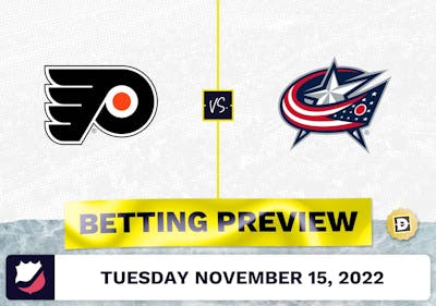 Flyers vs. Blue Jackets Prediction and Odds - Nov 15, 2022