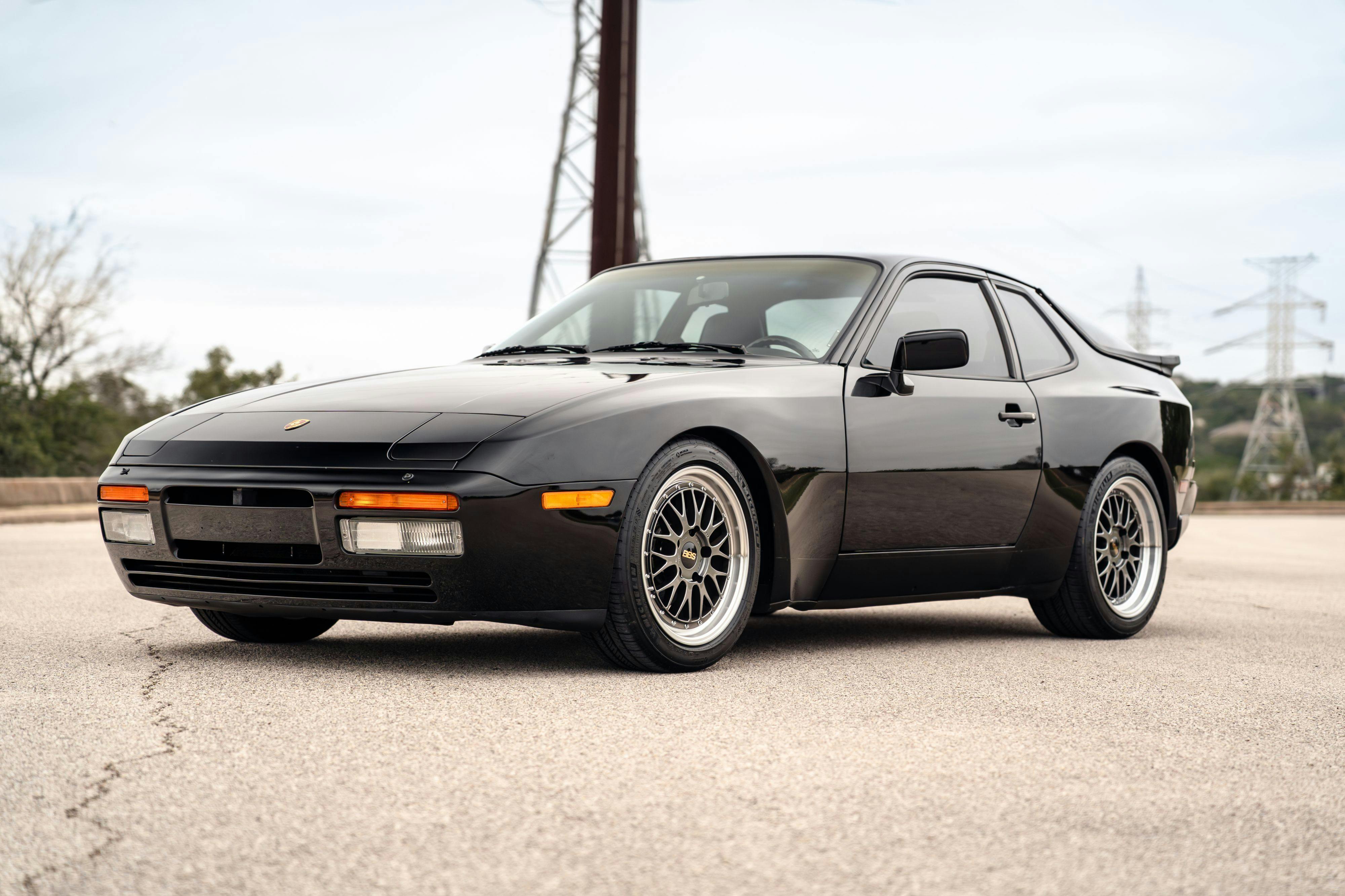 1986 Porsche 944 Turbo in Black on Black in Lakeway, TX.