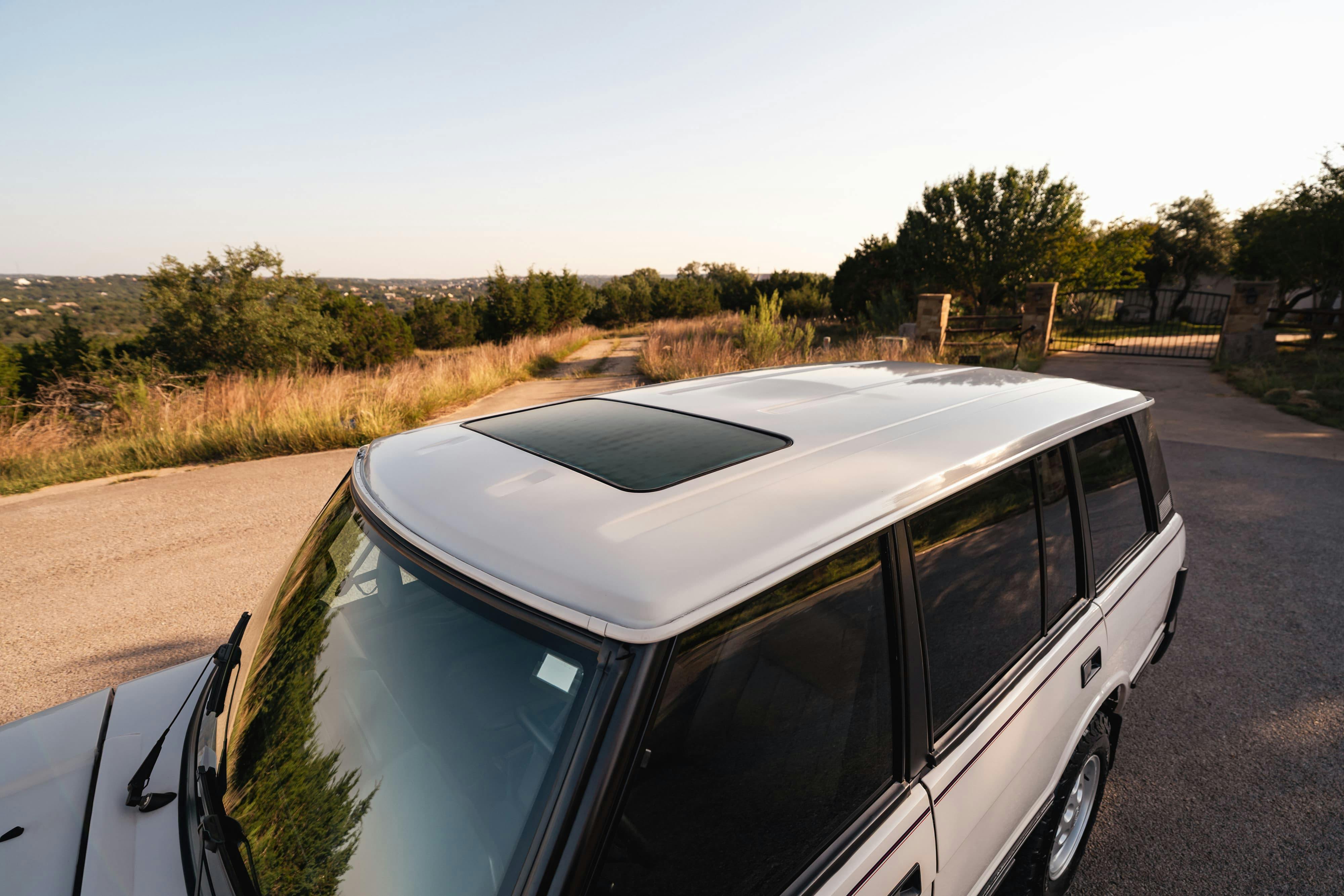 1995 White Land Rover Range Rover County Long Wheel Base in Austin, TX.