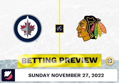 Jets vs. Blackhawks Prediction and Odds - Nov 27, 2022