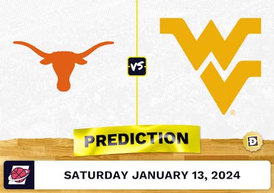 Texas vs. West Virginia Prediction, Odds, College Basketball Picks [1/13/2024]