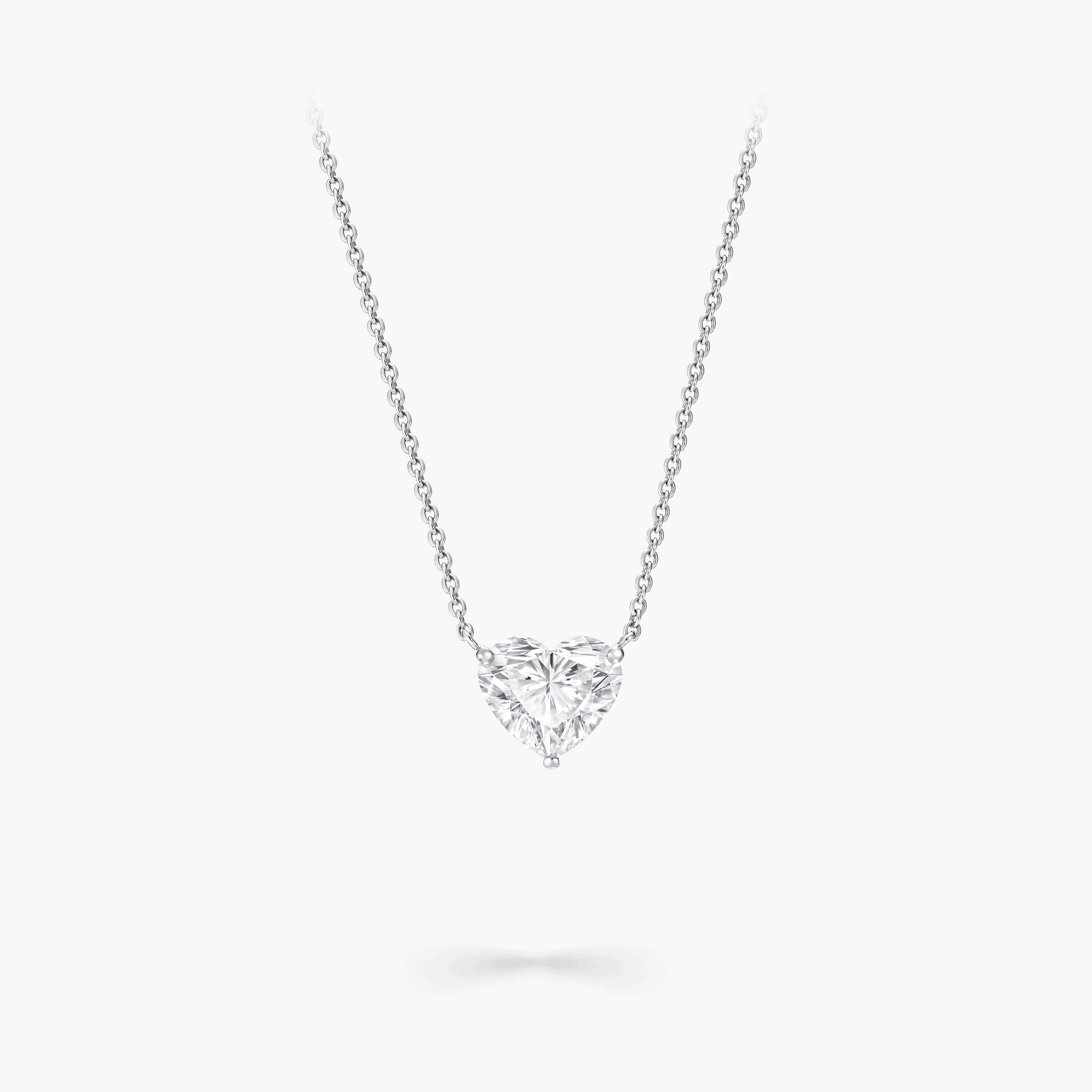 MEORA Heart Shape Diamond Pendant DE/VS 18K