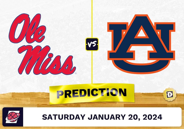Ole Miss vs. Auburn Prediction, Odds, College Basketball Picks [1/20/2024]
