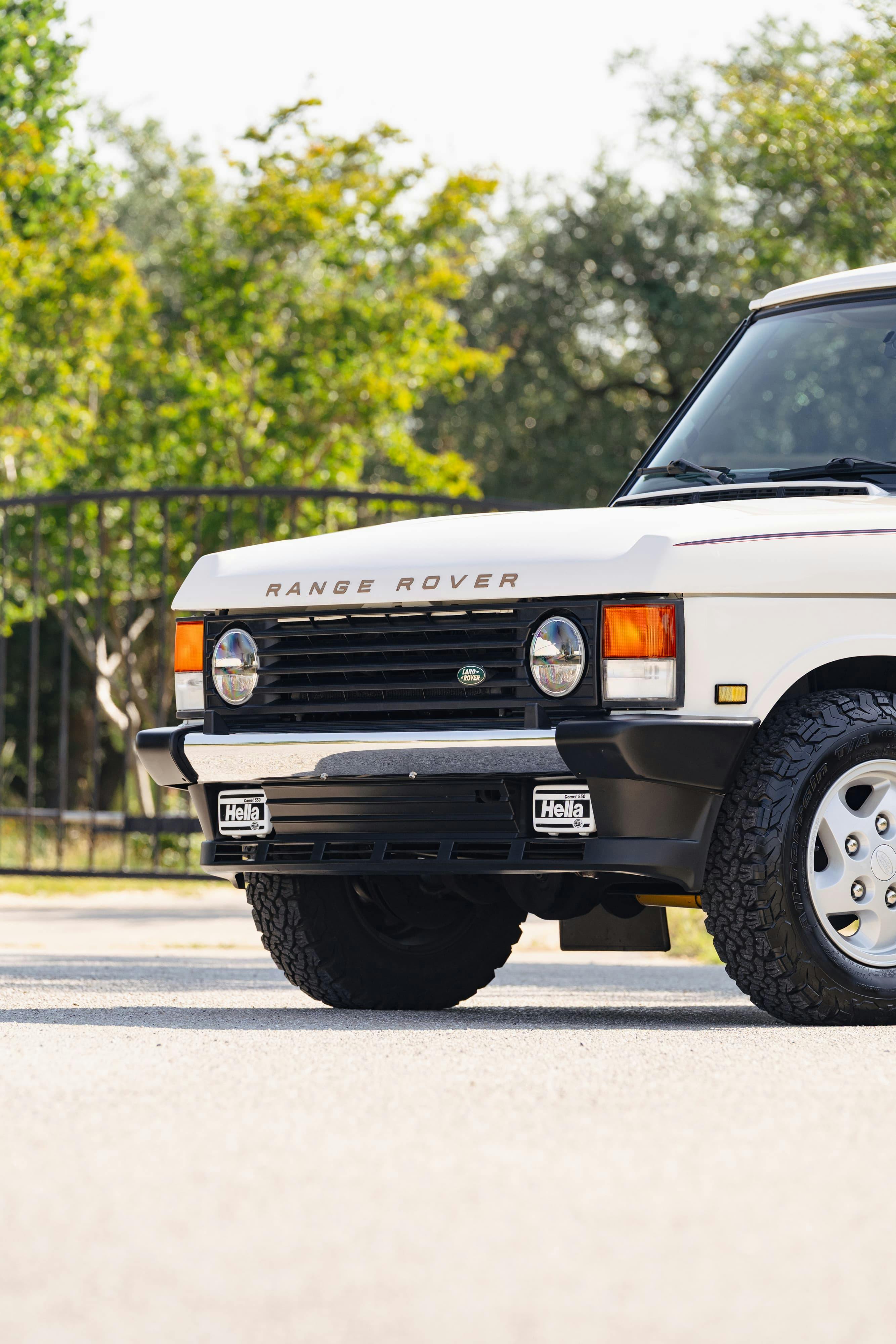 1995 White Land Rover Range Rover County Long Wheel Base in Austin, TX.