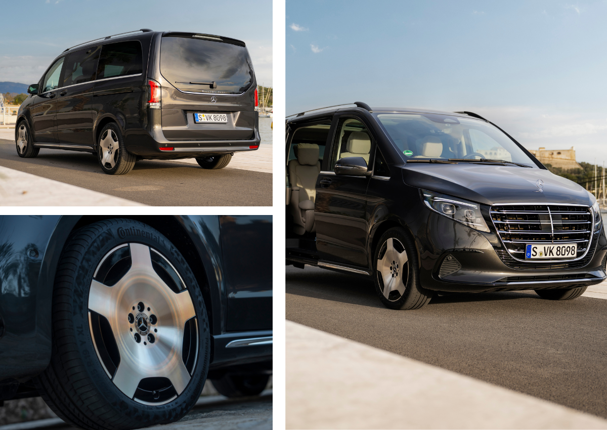 Das Exterior der Mercedes Benz V-Klasse