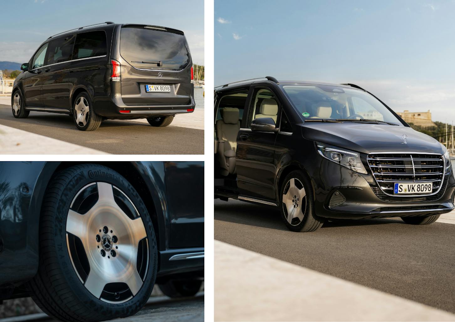 Das Exterior der Mercedes Benz V-Klasse