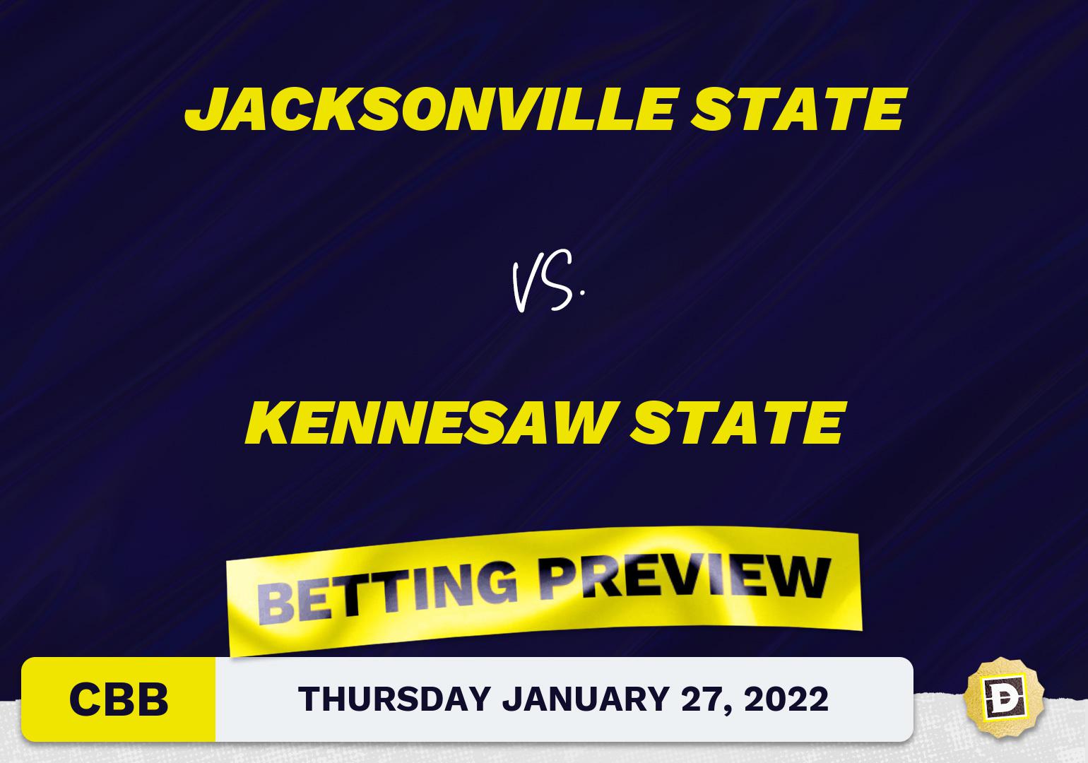 Jacksonville State vs. Kennesaw State CBB Predictions and Odds - Jan 27, 2022