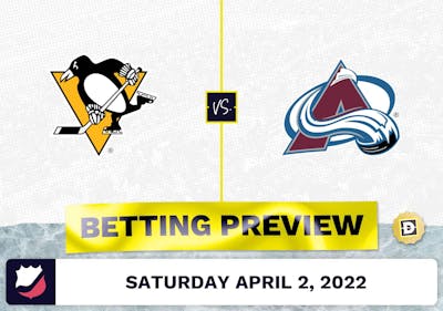 Penguins vs. Avalanche Prediction and Odds - Apr 2, 2022