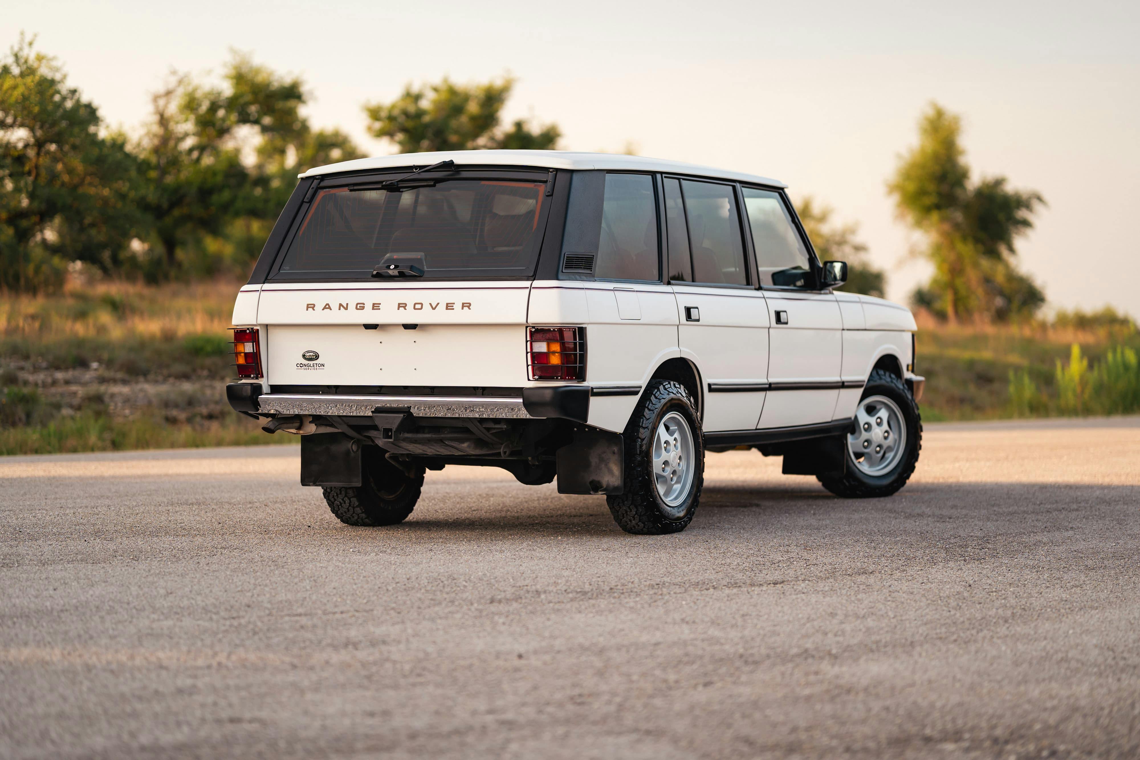1995 White Land Rover Range Rover County Long Wheel Base in Austin, TX.