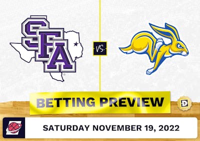 Stephen F. Austin vs. South Dakota State CBB Prediction and Odds - Nov 19, 2022
