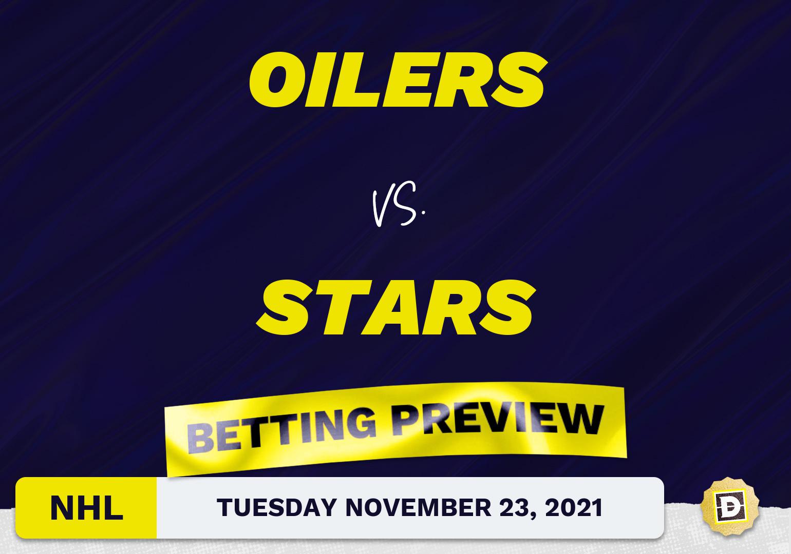 Oilers vs. Stars Predictions and Odds - Nov 23, 2021
