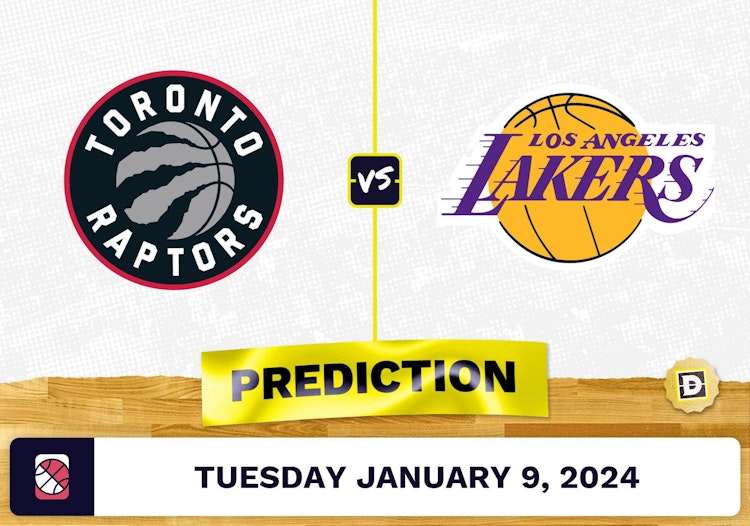 Toronto Raptors vs. Los Angeles Lakers Prediction, Odds, NBA Picks  [1/9/2024]