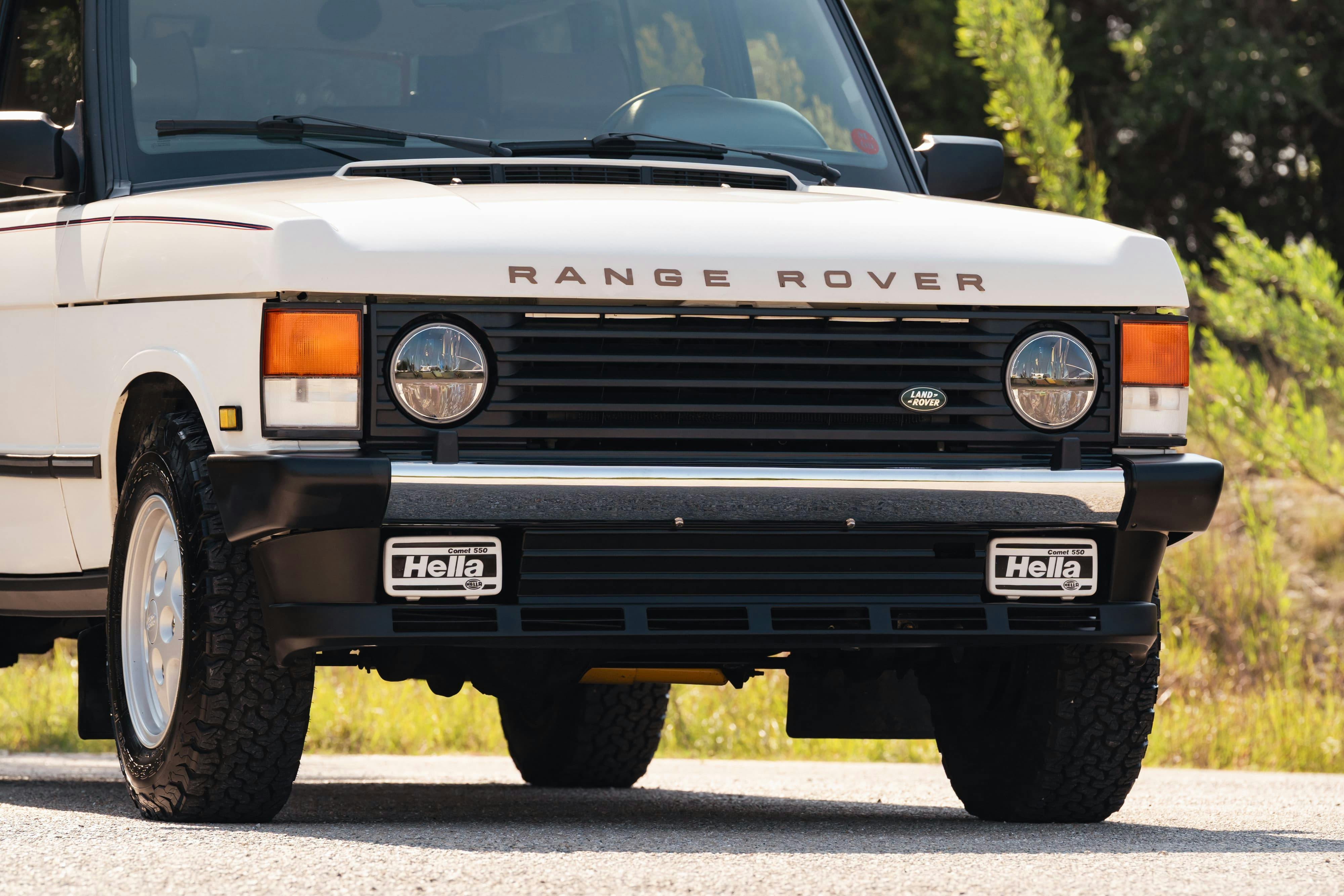 1995 White Land Rover Range Rover County Long Wheel Base in Austin, TX.