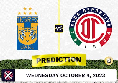 Tigres UANL vs. Toluca Prediction and Odds - October 4, 2023