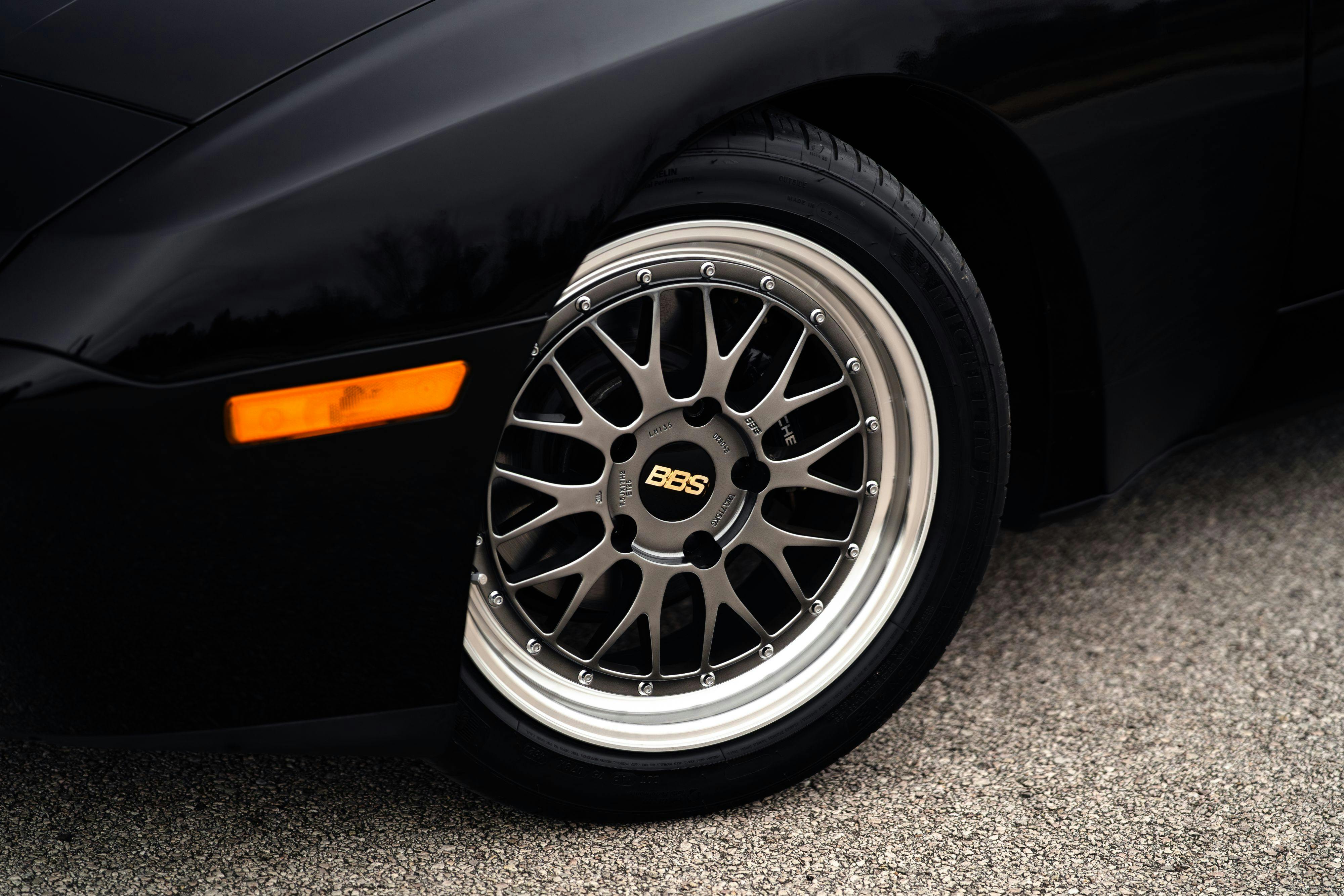 1986 Porsche 944 Turbo in Black on Black with BBS wheels in Lakeway, TX.